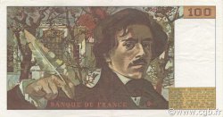 100 Francs DELACROIX FRANKREICH  1978 F.68.01 VZ