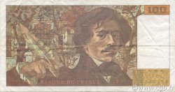 100 Francs DELACROIX imprimé en continu FRANKREICH  1993 F.69bis.07 SS