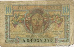 10 Francs TRÉSOR FRANÇAIS FRANCIA  1947 VF.30.01 MC
