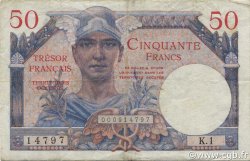 50 Francs Trésor Français FRANCE  1947 VF.31.01 TTB