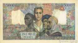 5000 Francs EMPIRE FRANCAIS FRANCIA  1942 F.47.06 EBC