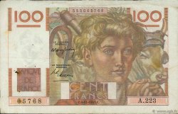 100 Francs JEUNE PAYSAN FRANCE  1947 F.28.16