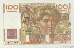100 Francs JEUNE PAYSAN FRANCIA  1950 F.28.28 EBC