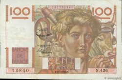 100 Francs JEUNE PAYSAN FRANCIA  1952 F.28.31 BB
