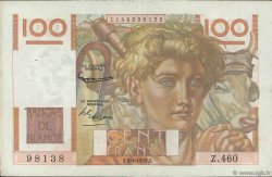 100 Francs JEUNE PAYSAN FRANCE  1952 F.28.32 SUP