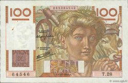 100 Francs JEUNE PAYSAN FRANCE  1946 F.28.02