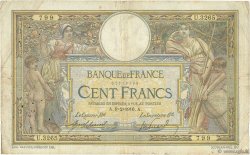 100 Francs LUC OLIVIER MERSON sans LOM FRANCIA  1916 F.23.08 RC