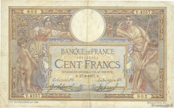 100 Francs LUC OLIVIER MERSON sans LOM FRANKREICH  1917 F.23.09a fS