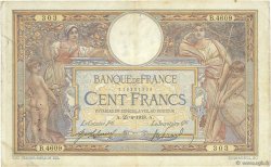 100 Francs LUC OLIVIER MERSON sans LOM FRANKREICH  1918 F.23.10 S