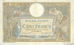 100 Francs LUC OLIVIER MERSON sans LOM FRANCE  1919 F.23.11 F+