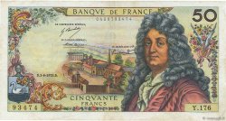 50 Francs RACINE FRANCIA  1971 F.64.18 MBC
