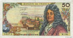 50 Francs RACINE FRANCIA  1972 F.64.20 BC+
