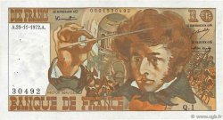 10 Francs BERLIOZ FRANCIA  1972 F.63.01 BB