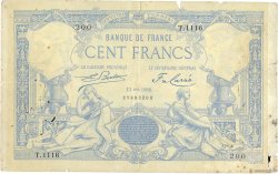 100 Francs type 1882 FRANCE  1886 F.A48.06 VG