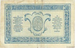 50 Centimes TRÉSORERIE AUX ARMÉES 1917 FRANCIA  1917 VF.01.06 MBC