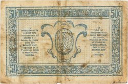 50 Centimes TRÉSORERIE AUX ARMÉES 1917 FRANCIA  1917 VF.01.07 BC