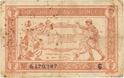 1 Franc TRÉSORERIE AUX ARMÉES 1917 FRANCE  1917 VF.03.07 TB+