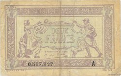 2 Francs TRÉSORERIE AUX ARMÉES FRANKREICH  1917 VF.05.01 SS