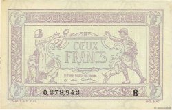 2 Francs TRÉSORERIE AUX ARMÉES FRANCE  1917 VF.05.02 XF