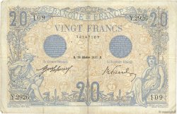 20 Francs BLEU FRANCE  1912 F.10.02 TTB