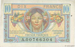 10 Francs TRÉSOR FRANÇAIS FRANCIA  1947 VF.30.01 MBC+