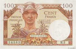 100 Francs TRÉSOR FRANÇAIS FRANCE  1947 VF.32.03 XF