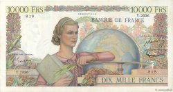 10000 Francs GÉNIE FRANÇAIS FRANCE  1952 F.50.56 AU