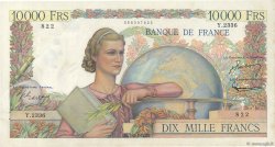 10000 Francs GÉNIE FRANÇAIS FRANCIA  1952 F.50.56 SPL+