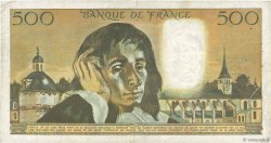 500 Francs PASCAL FRANKREICH  1968 F.71.01 S