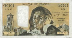 500 Francs PASCAL FRANCE  1973 F.71.10 F+