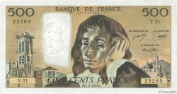 500 Francs PASCAL FRANKREICH  1975 F.71.13 fVZ