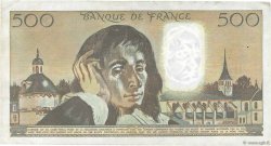 500 Francs PASCAL FRANCE  1980 F.71.21 F+