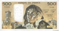 500 Francs PASCAL FRANCE  1980 F.71.21 pr.TTB