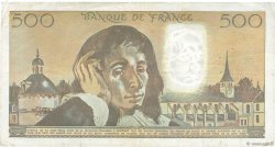 500 Francs PASCAL FRANCE  1980 F.71.21 F