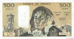 500 Francs PASCAL FRANCE  1985 F.71.32