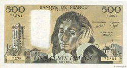 500 Francs PASCAL FRANKREICH  1987 F.71.36 fVZ