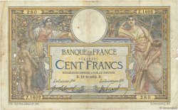 100 Francs LUC OLIVIER MERSON sans LOM FRANCIA  1912 F.23.04