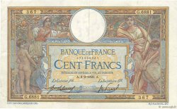 100 Francs LUC OLIVIER MERSON sans LOM FRANCIA  1920 F.23.12 q.SPL