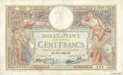 100 Francs LUC OLIVIER MERSON type modifié FRANKREICH  1938 F.25.09
