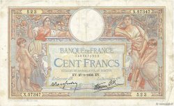 100 Francs LUC OLIVIER MERSON type modifié FRANKREICH  1938 F.25.09