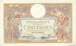 100 Francs LUC OLIVIER MERSON type modifié FRANCIA  1938 F.25.33 q.SPL