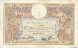 100 Francs LUC OLIVIER MERSON type modifié FRANCIA  1939 F.25.42