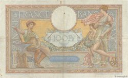 100 Francs LUC OLIVIER MERSON type modifié FRANCIA  1939 F.25.43 BC a MBC
