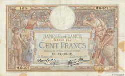 100 Francs LUC OLIVIER MERSON type modifié FRANKREICH  1939 F.25.43 SS