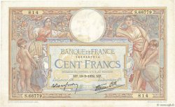 100 Francs LUC OLIVIER MERSON type modifié FRANCIA  1939 F.25.47 BC+