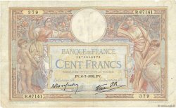 100 Francs LUC OLIVIER MERSON type modifié FRANCIA  1939 F.25.48 MB