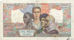 5000 Francs EMPIRE FRANÇAIS FRANCIA  1945 F.47.46 BC