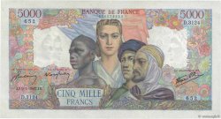 5000 Francs EMPIRE FRANÇAIS FRANCE  1947 F.47.58 SUP+