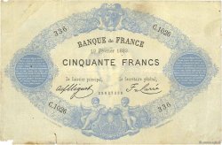 50 Francs type 1868 Indices Noirs FRANCE  1883 F.A38.13 F-