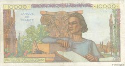 10000 Francs GÉNIE FRANÇAIS FRANCIA  1951 F.50.53 MBC
